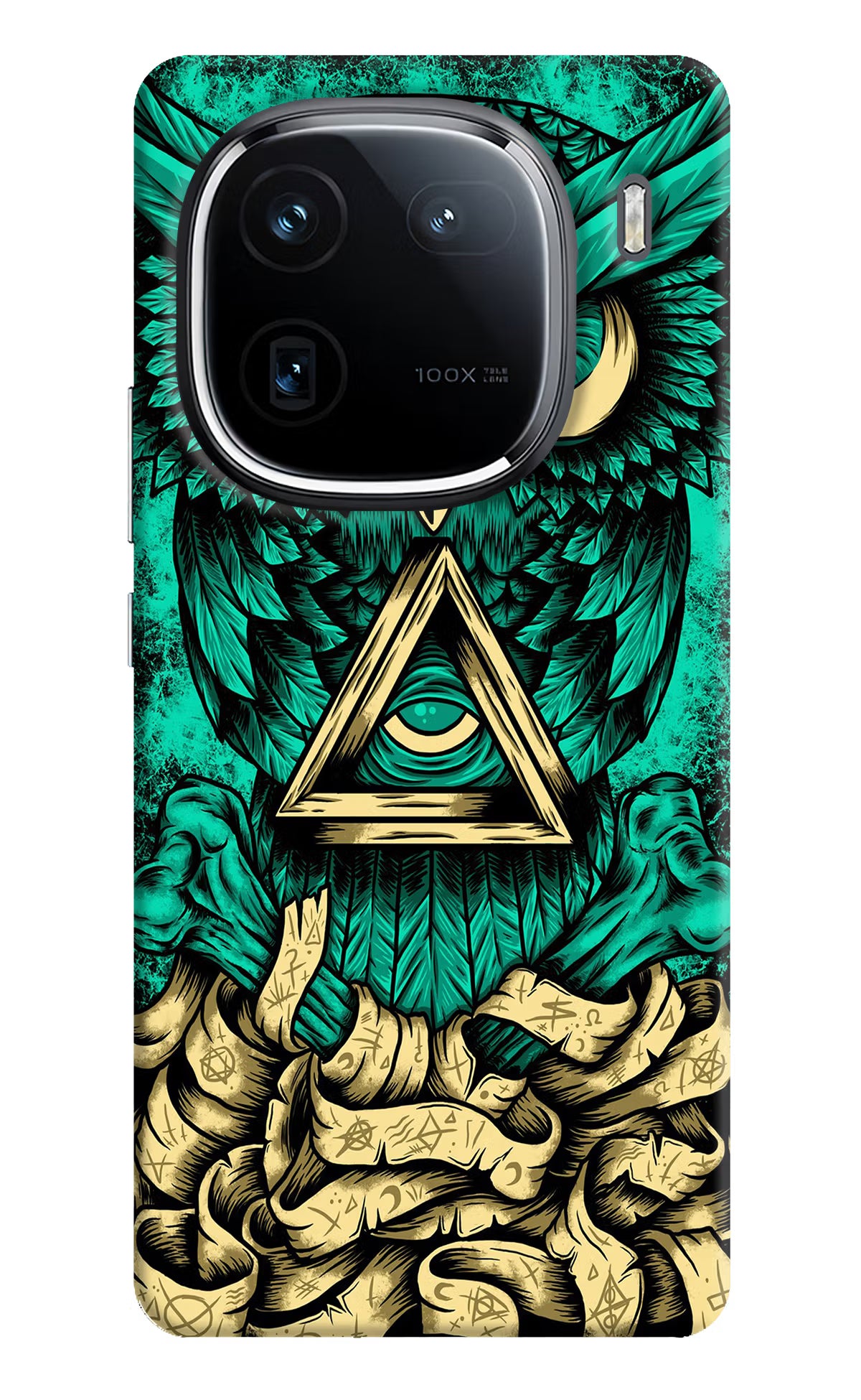 Green Owl iQOO 12 5G Back Cover