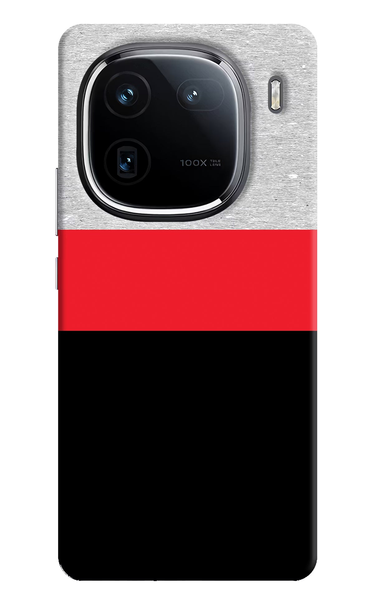 Tri Color Pattern iQOO 12 5G Back Cover