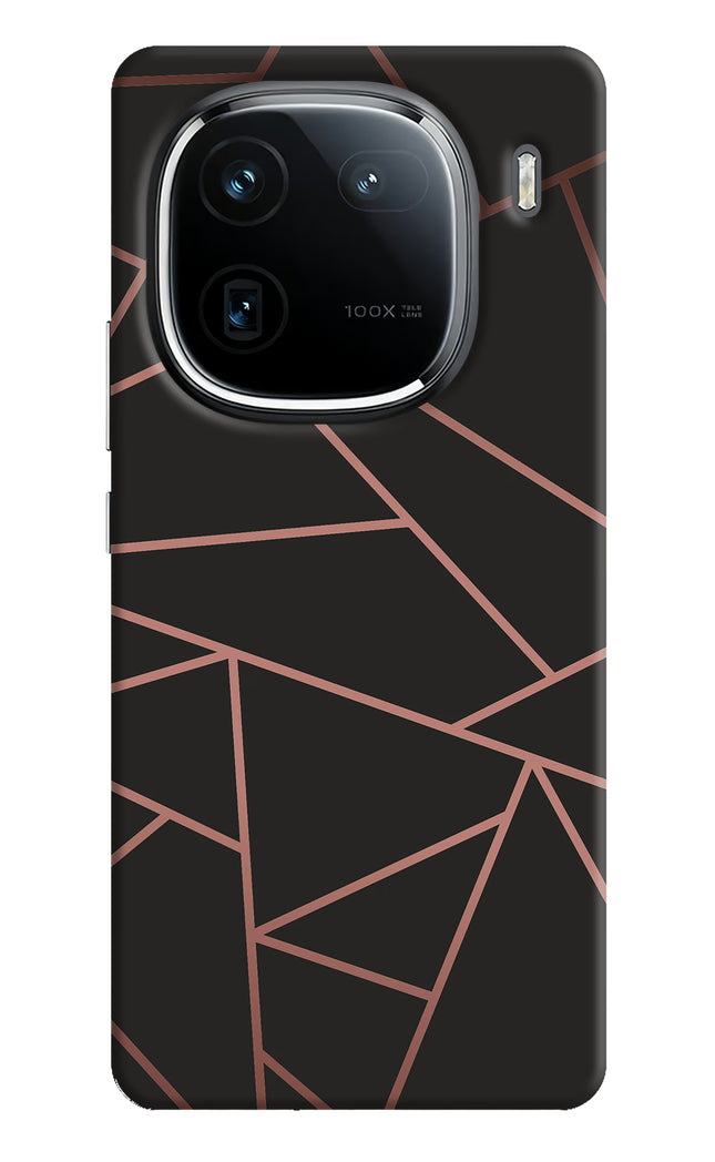 Geometric Pattern iQOO 12 5G Hard Case Back Cover by Casekaro