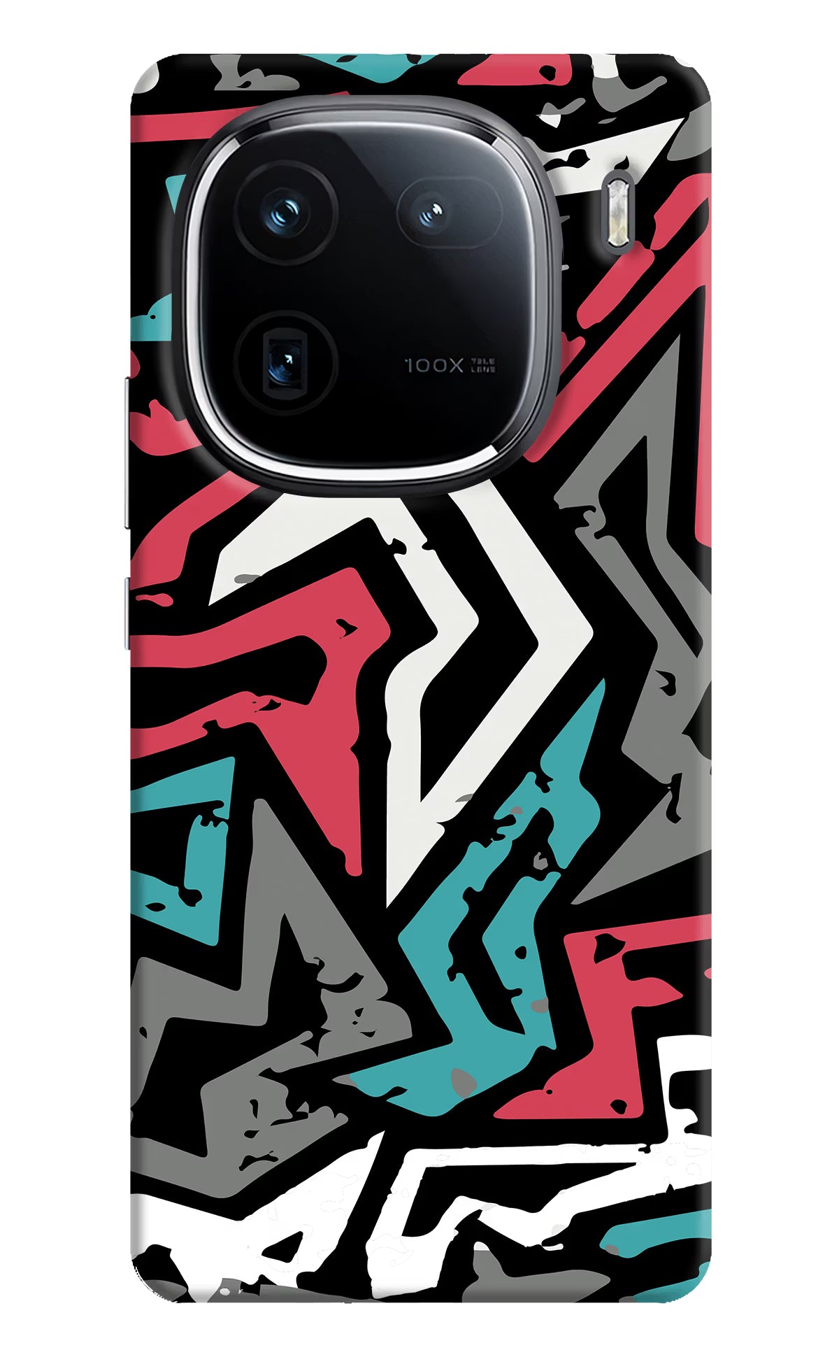 Geometric Graffiti iQOO 12 5G Back Cover