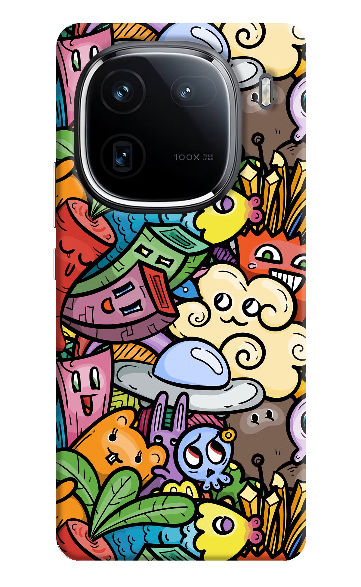 Veggie Doodle iQOO 12 5G Back Cover
