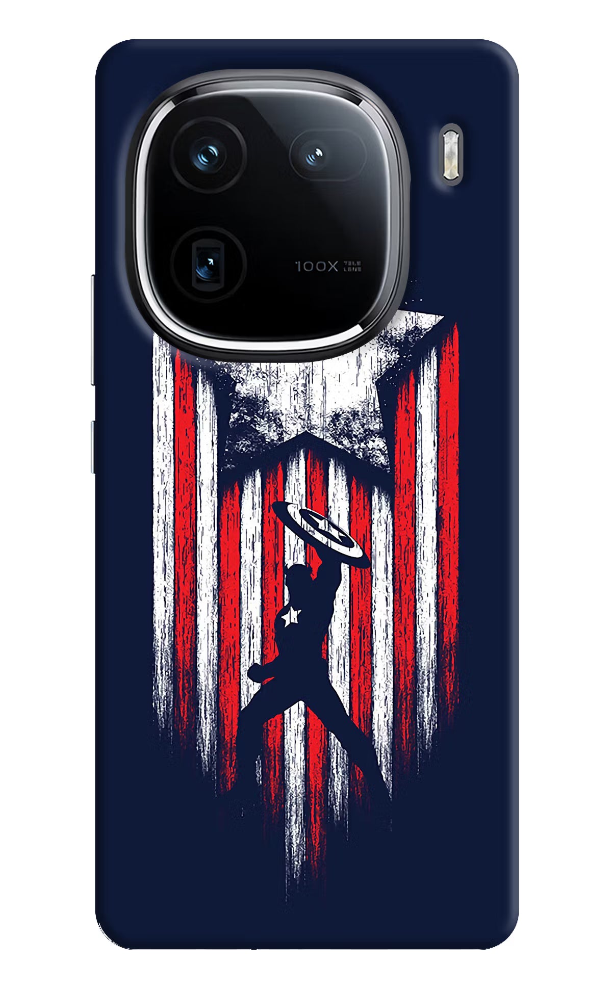 Captain America Marvel Art iQOO 12 5G Back Cover