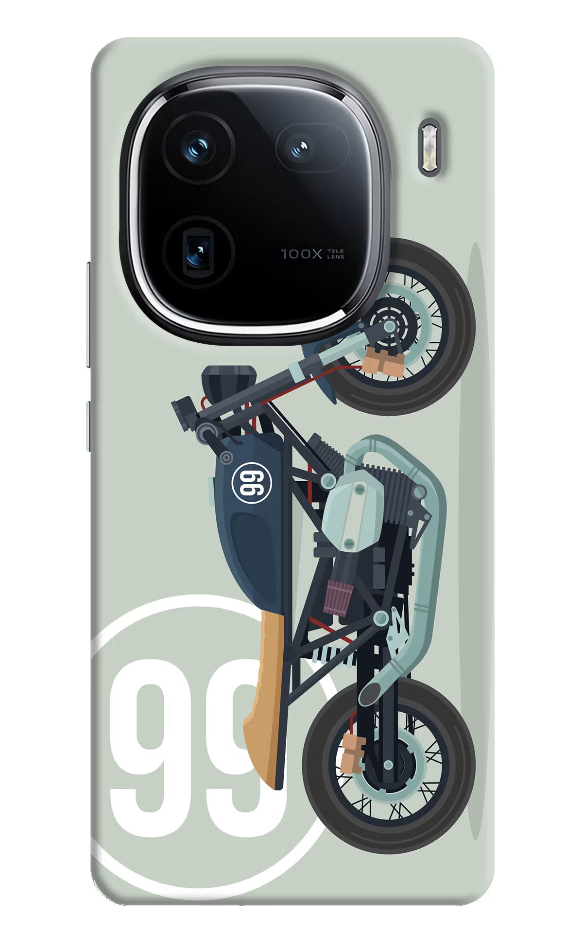 Classic Cafe Racer 99 iQOO 12 5G Back Cover