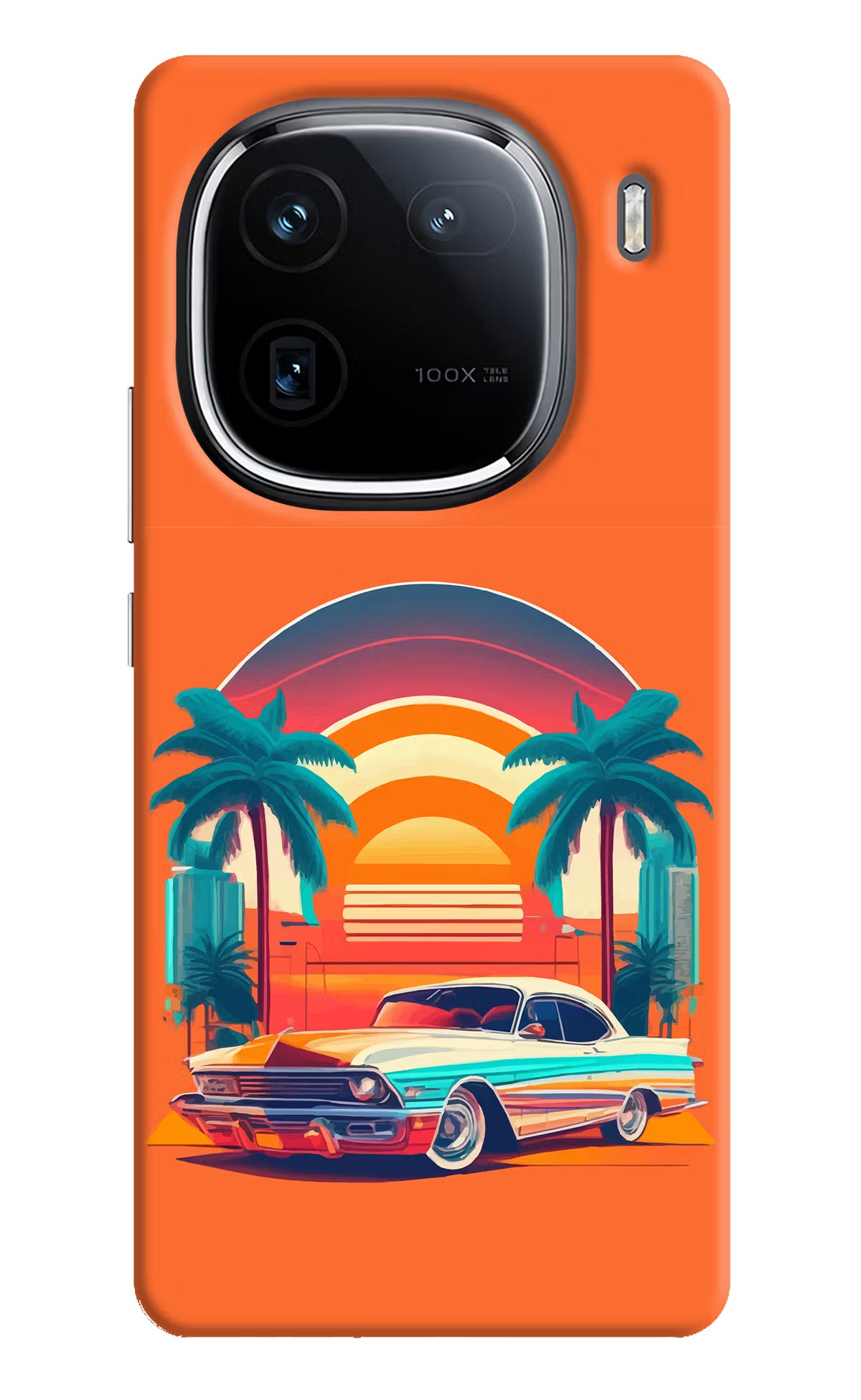 Palm Drive 80s iQOO 12 5G Back Cover