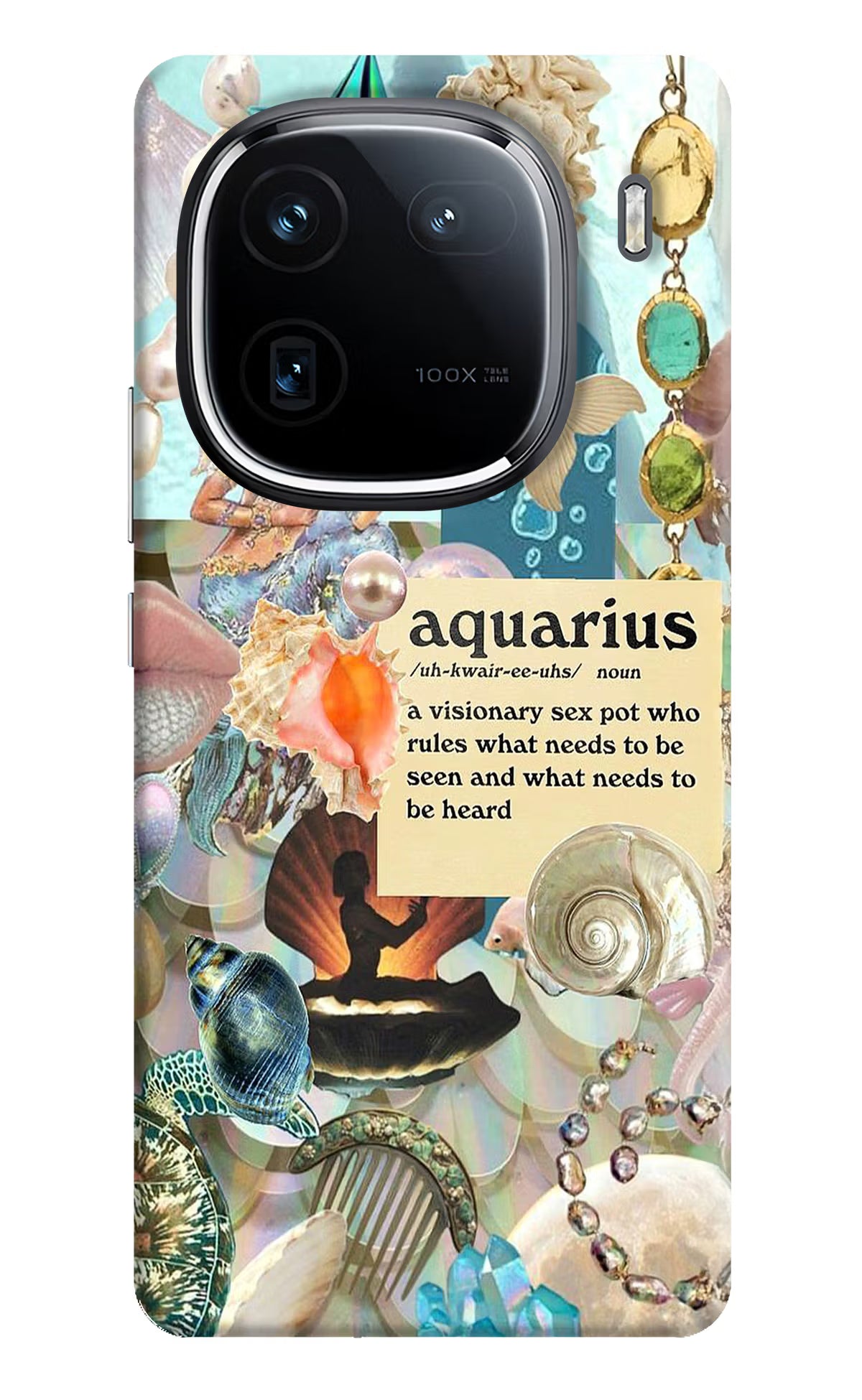 Aquarius Zodiac iQOO 12 5G Back Cover