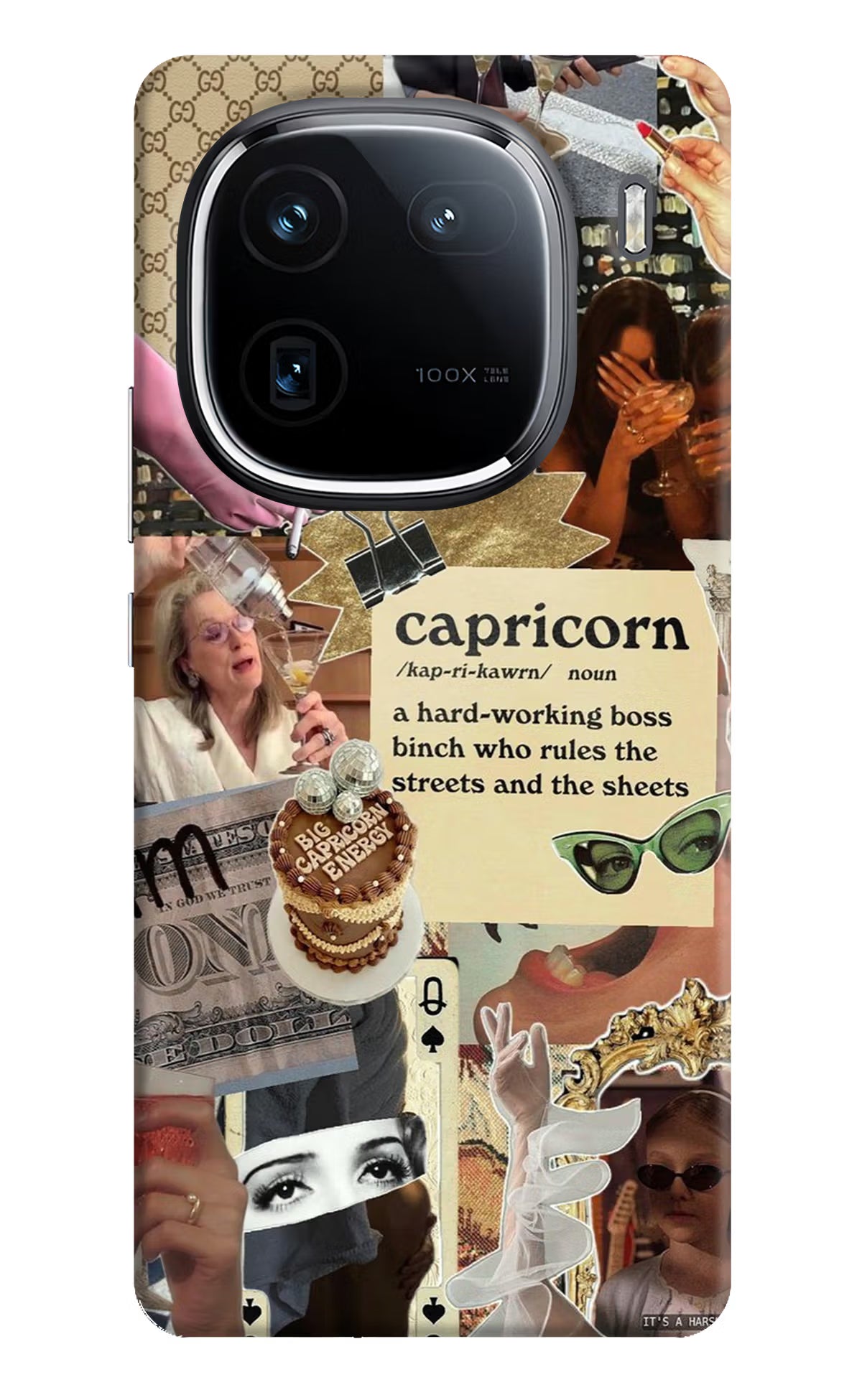 Capricorn Zodiac iQOO 12 5G Back Cover