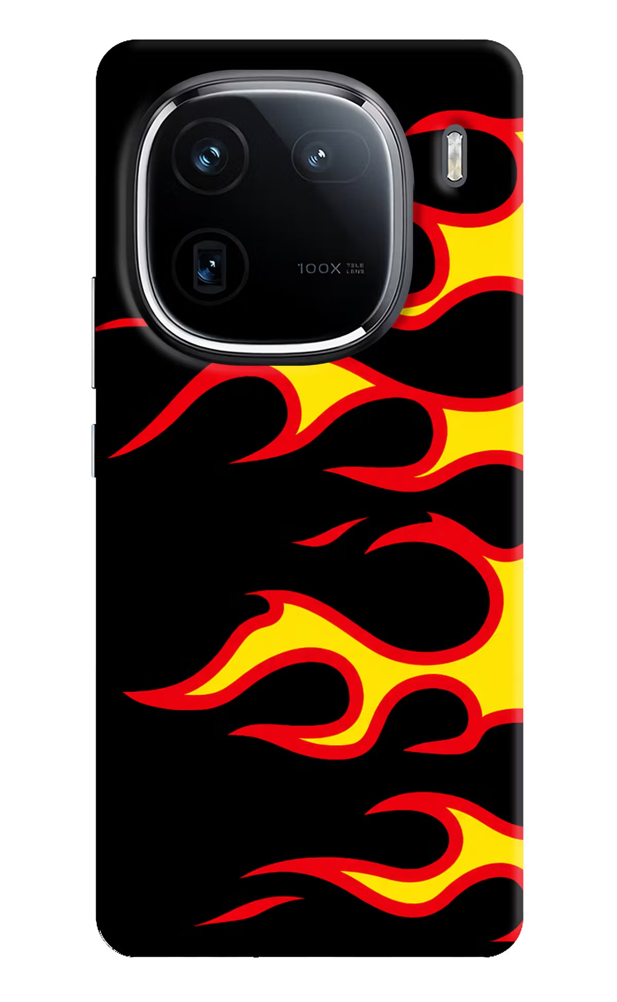 Side Sweep Flames iQOO 12 5G Back Cover