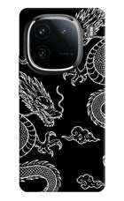Twin Dragons iQOO 12 5G Hard Case Back Cover by Casekaro