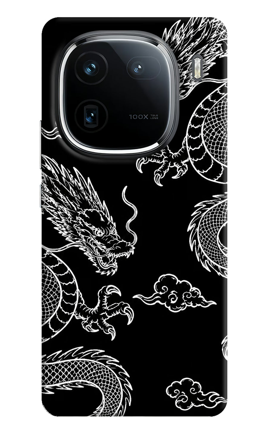 Twin Dragons iQOO 12 5G Back Cover, Hard case