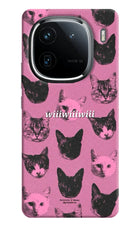 Pink Cats iQOO 12 5G Hard Case Back Cover by Casekaro