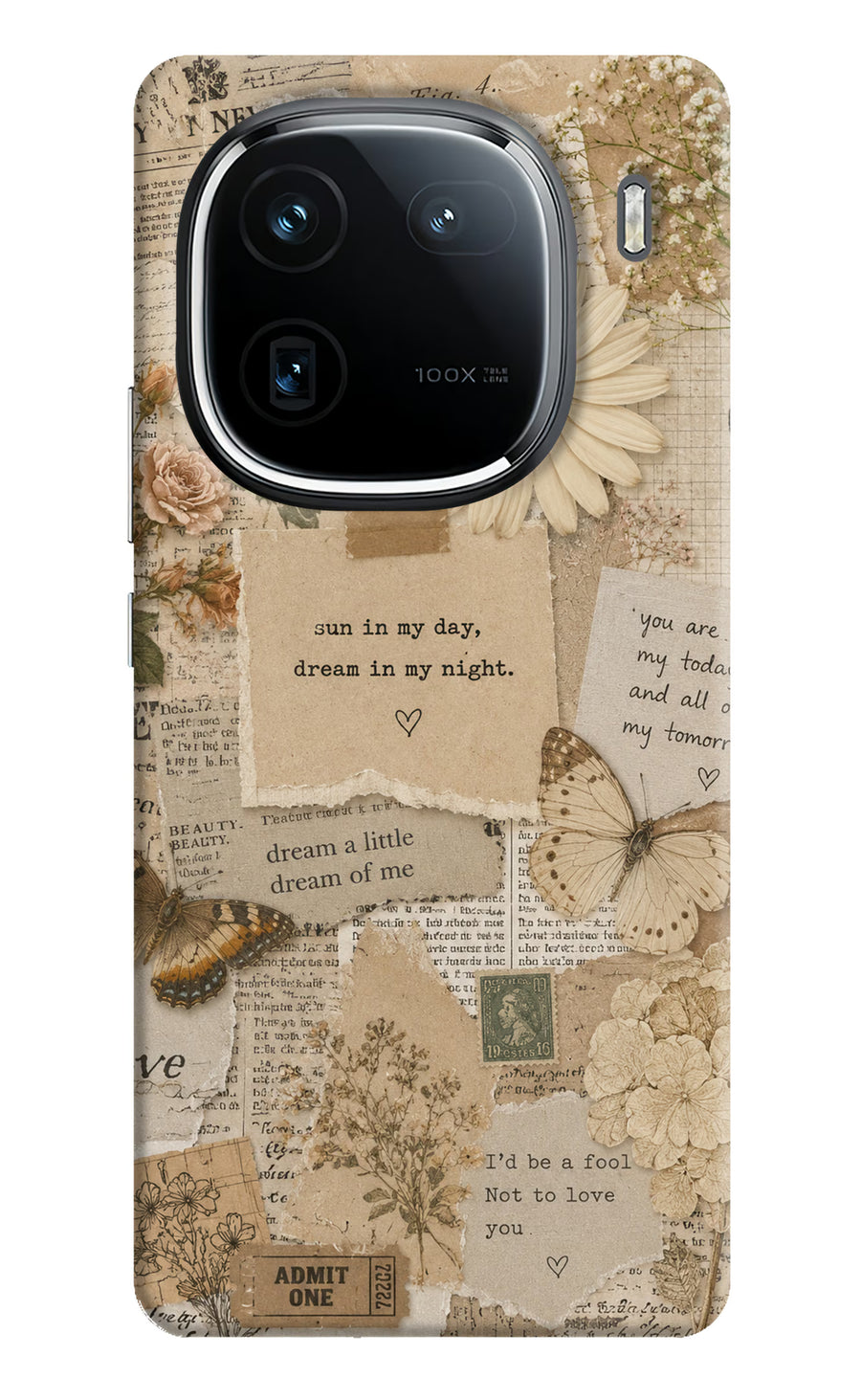 Vintage case iQOO 12 5G Back Cover, Hard case