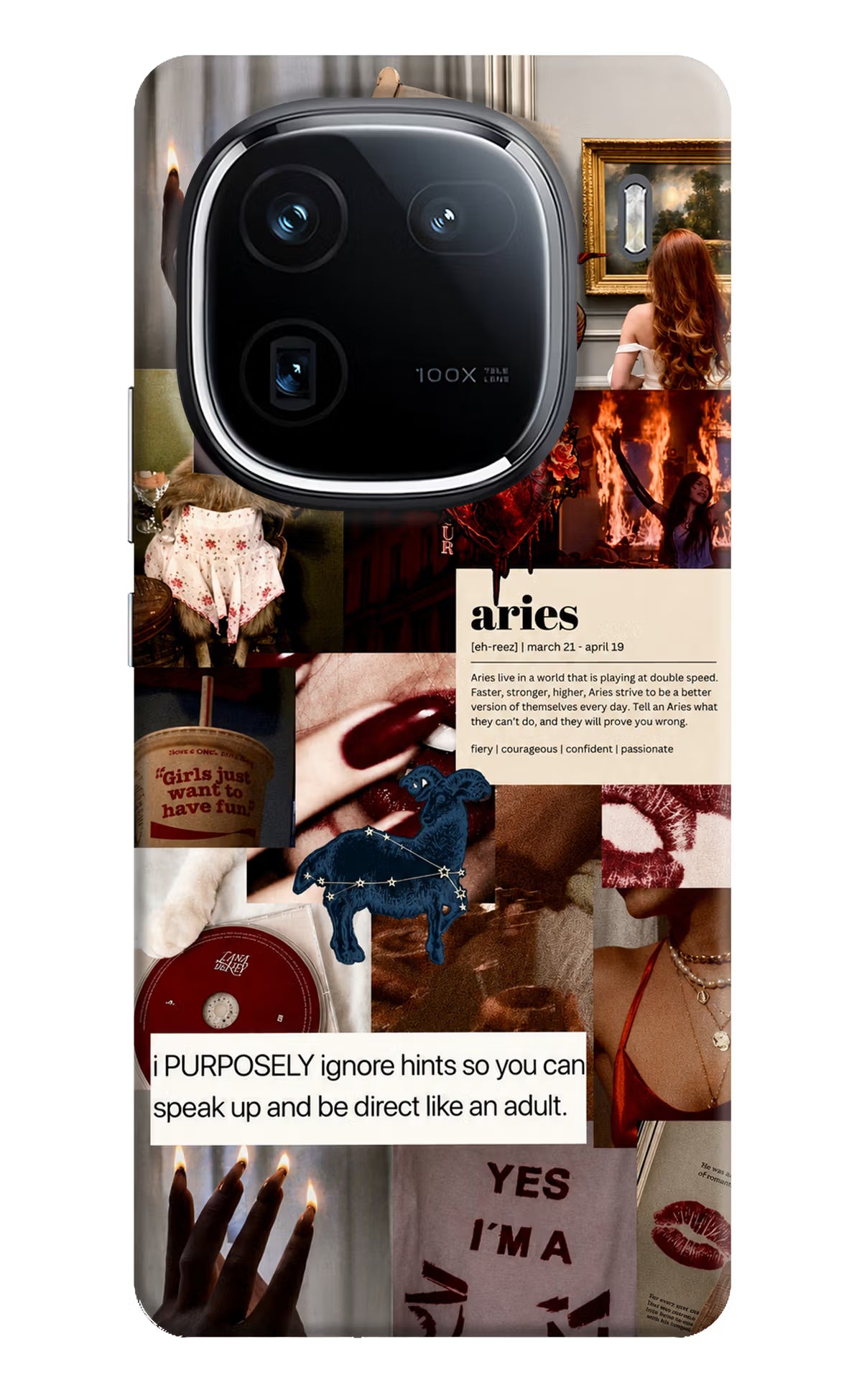 Zodiac Aries iQOO 12 5G Back Cover