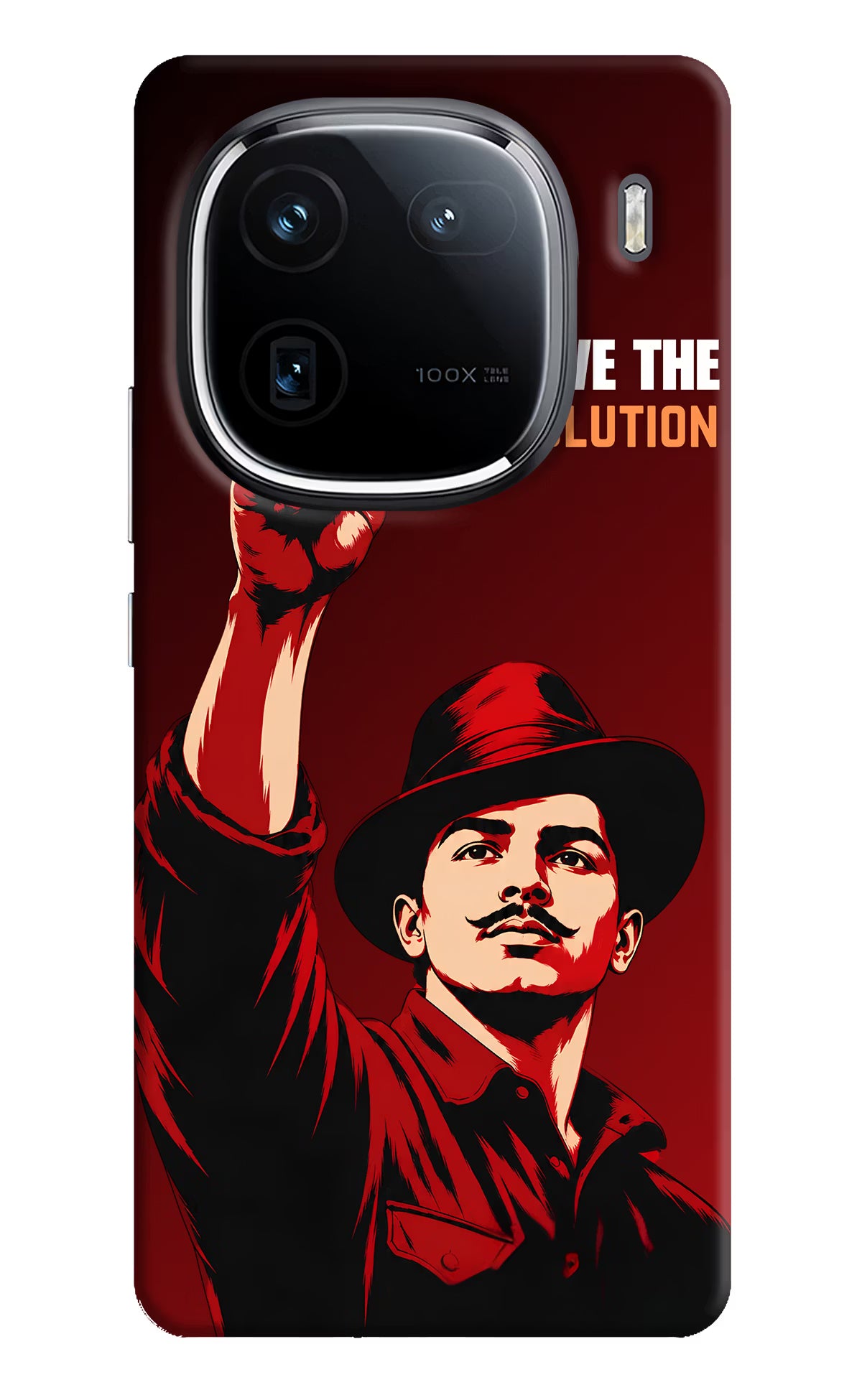 Bhagat Singh Revolution iQOO 12 5G Back Cover