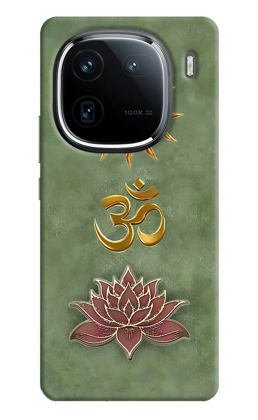 Om & Lotus iQOO 12 5G Back Cover, Hard case