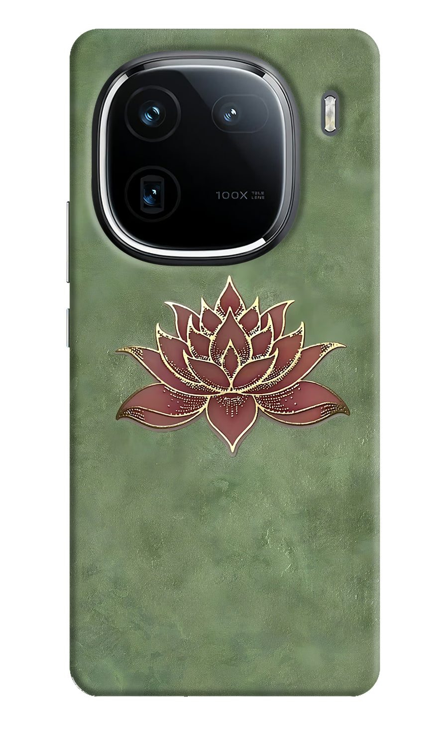 Lotus Grace iQOO 12 5G Back Cover, Hard case