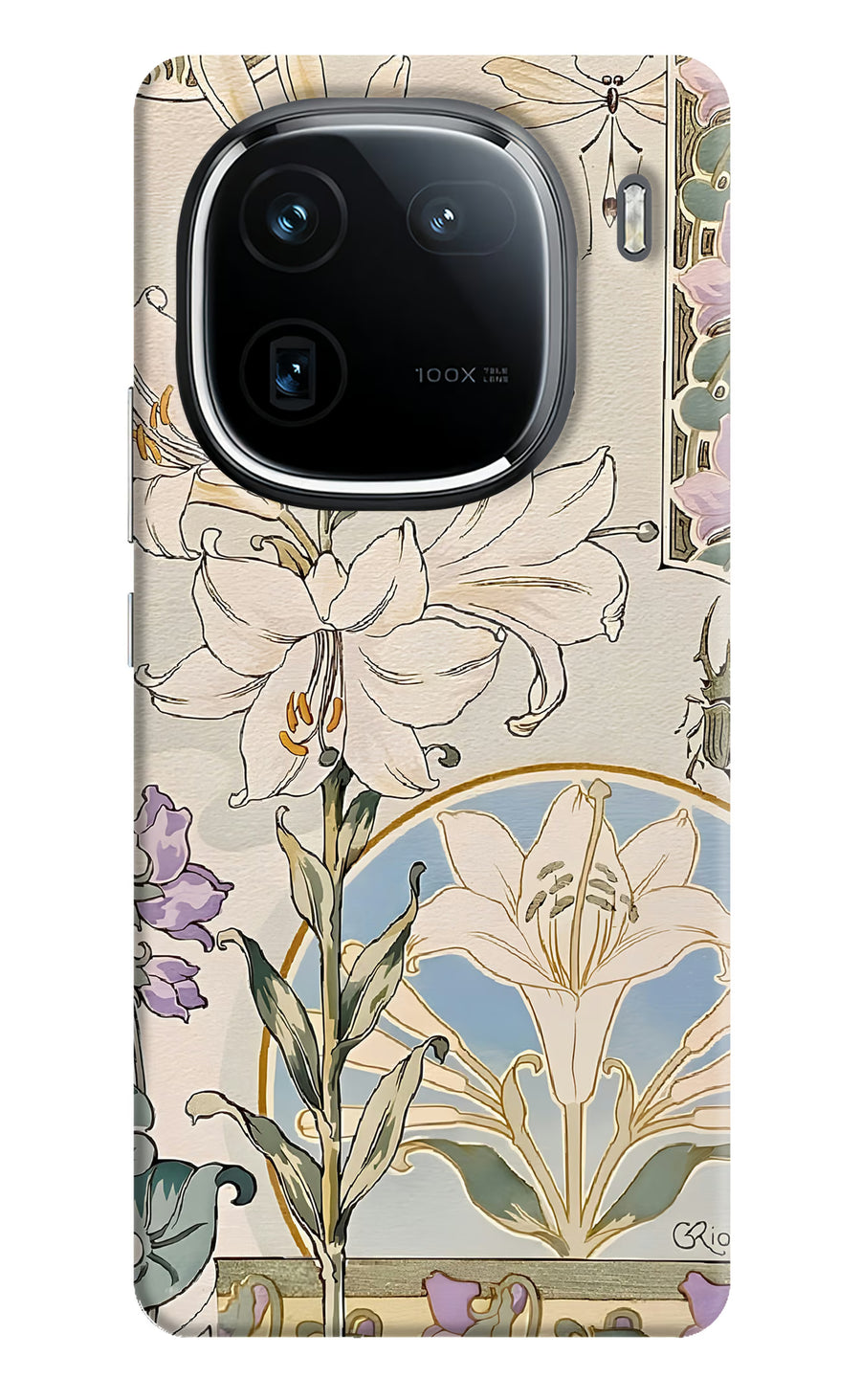 White Lily iQOO 12 5G Back Cover, Hard case