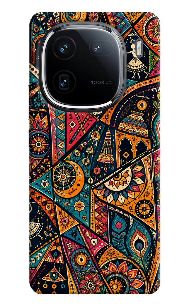 Folk Print iQOO 12 5G Hard Case Back Cover by Casekaro