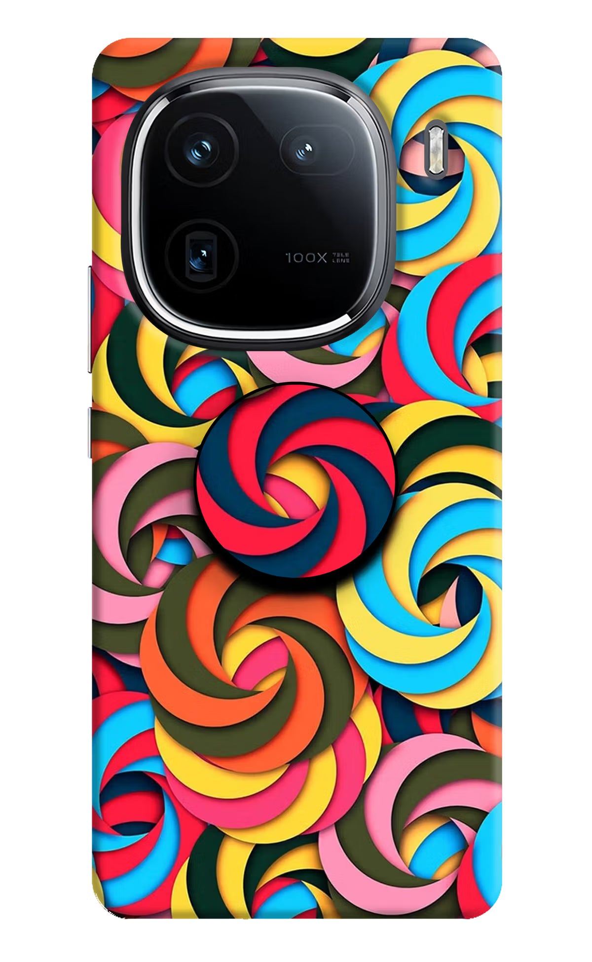 Spiral Pattern iQOO 12 5G Pop Case