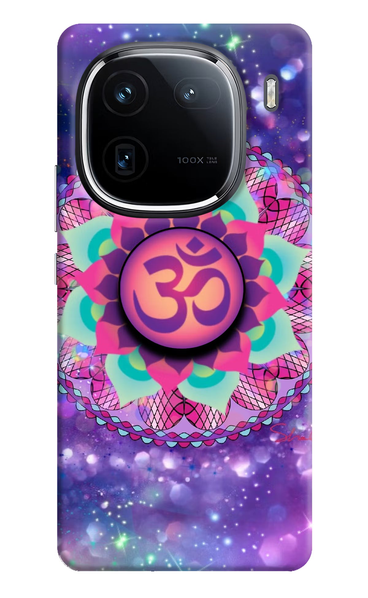 Om Purple iQOO 12 5G Pop Case