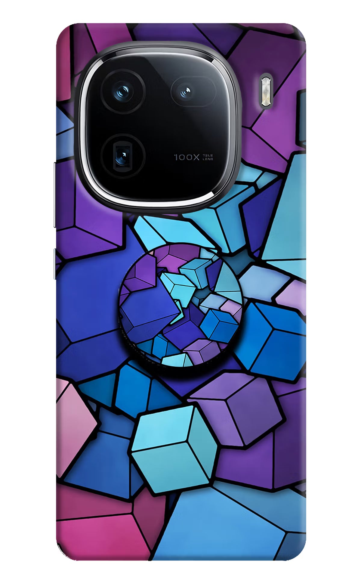 Cubic Abstract iQOO 12 5G Pop Case