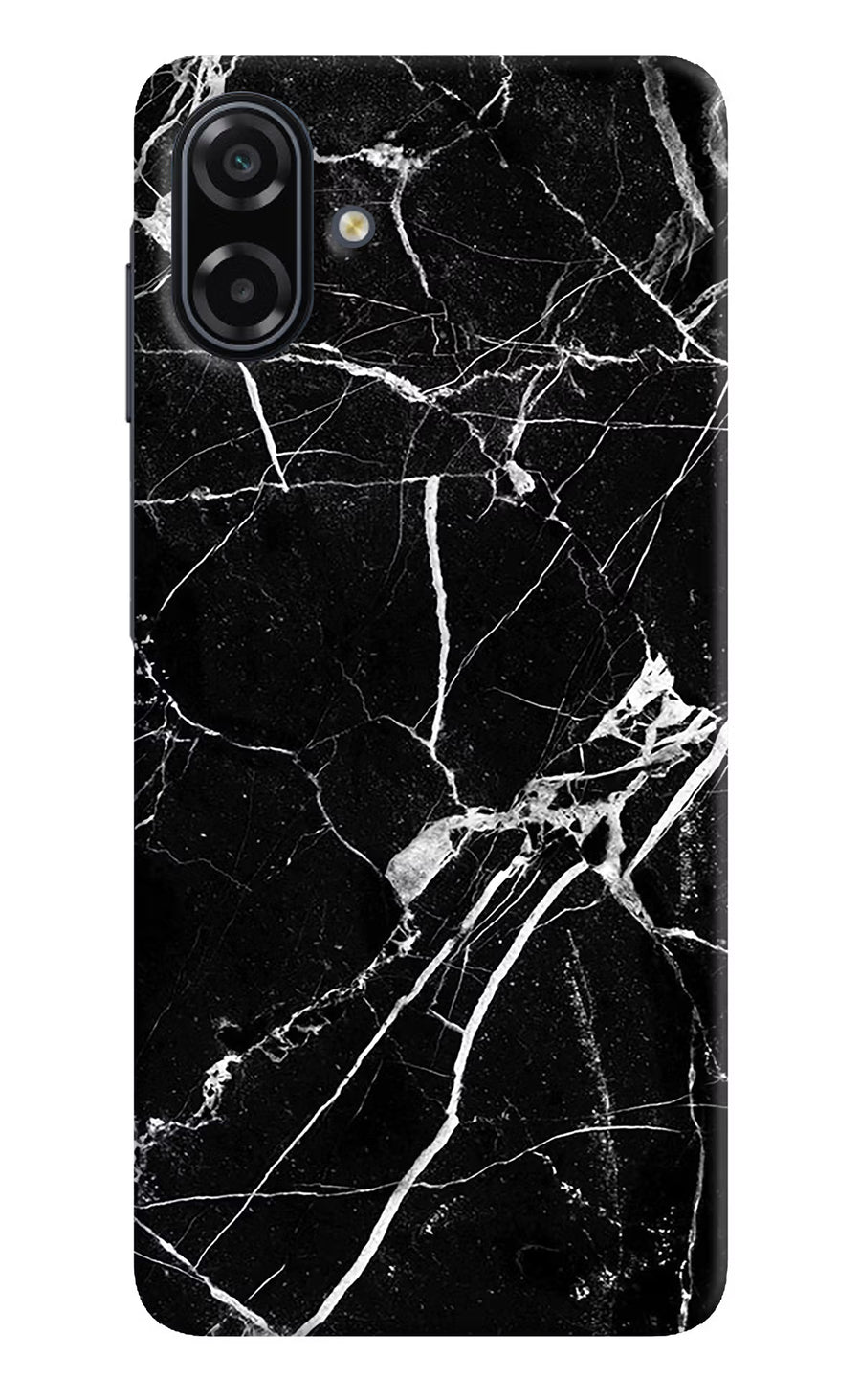 Black Marble Pattern Samsung A07 5G Back Cover, Hard case