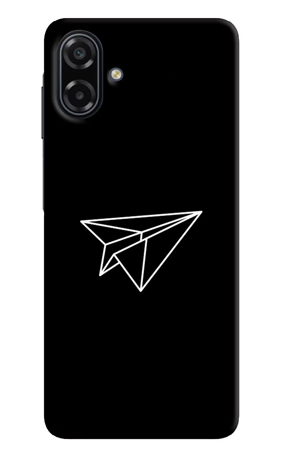 Paper Plane White Samsung A07 5G Back Cover