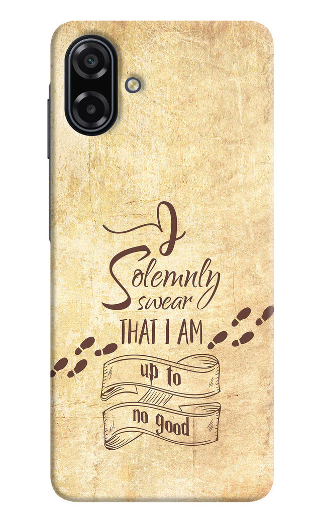 I Solemnly swear that i up to no good Samsung A07 5G Back Cover