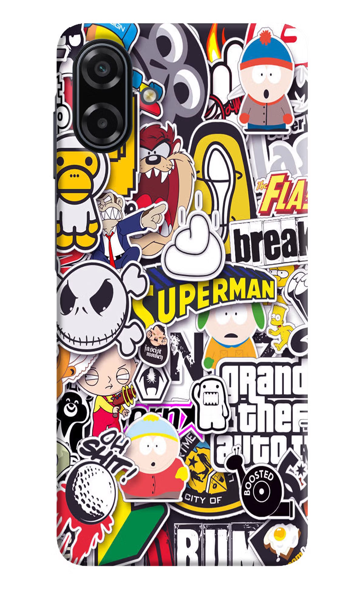 Sticker Bomb Samsung A07 5G Back Cover