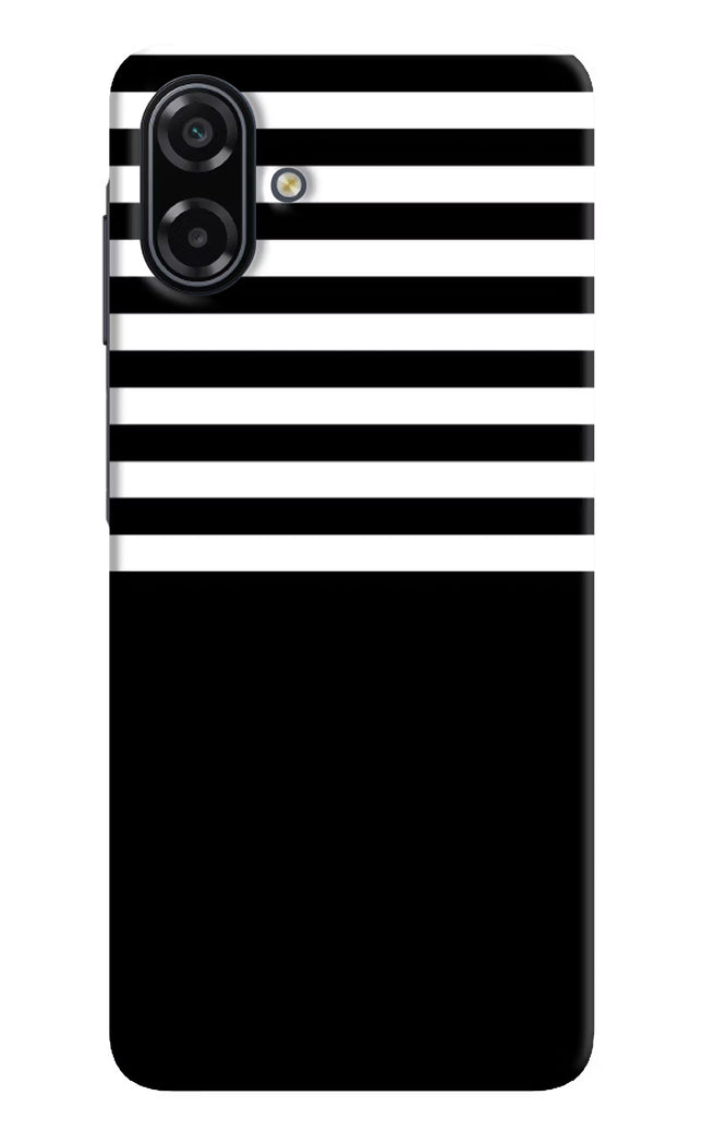 Black and White Print Samsung A07 5G Back Cover