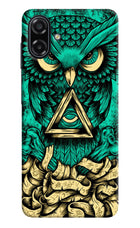 Green Owl Samsung A07 5G Back Cover