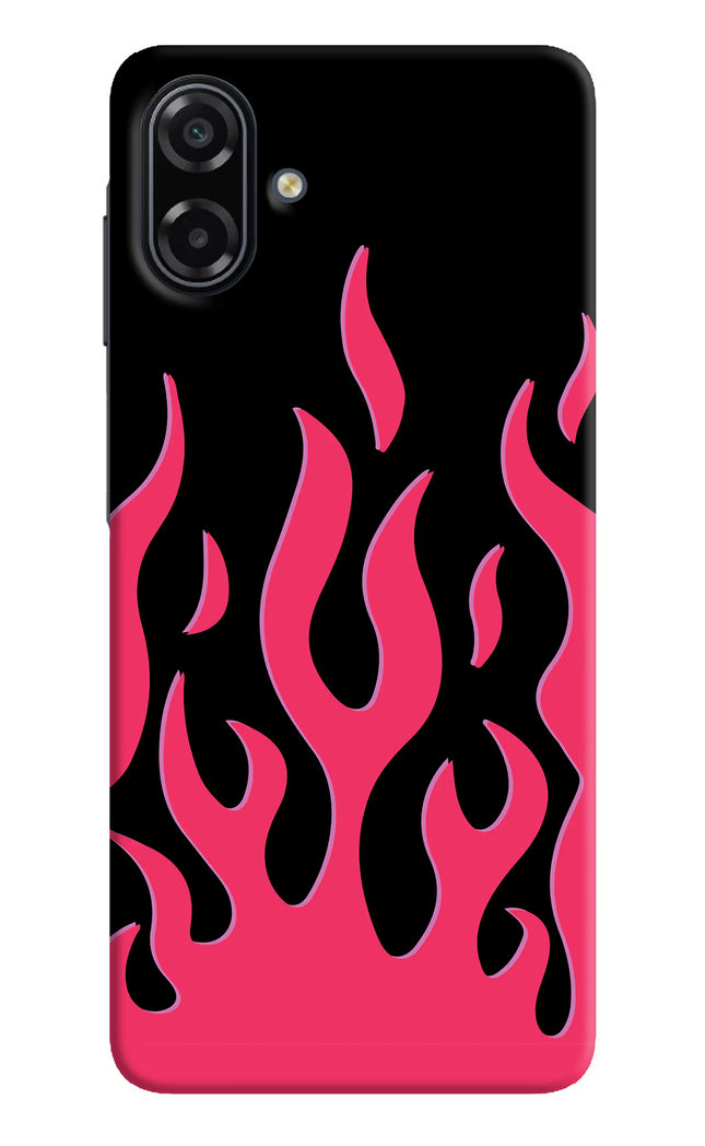 Fire Flames Samsung A07 5G Back Cover