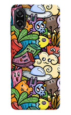 Veggie Doodle Samsung A07 5G Back Cover