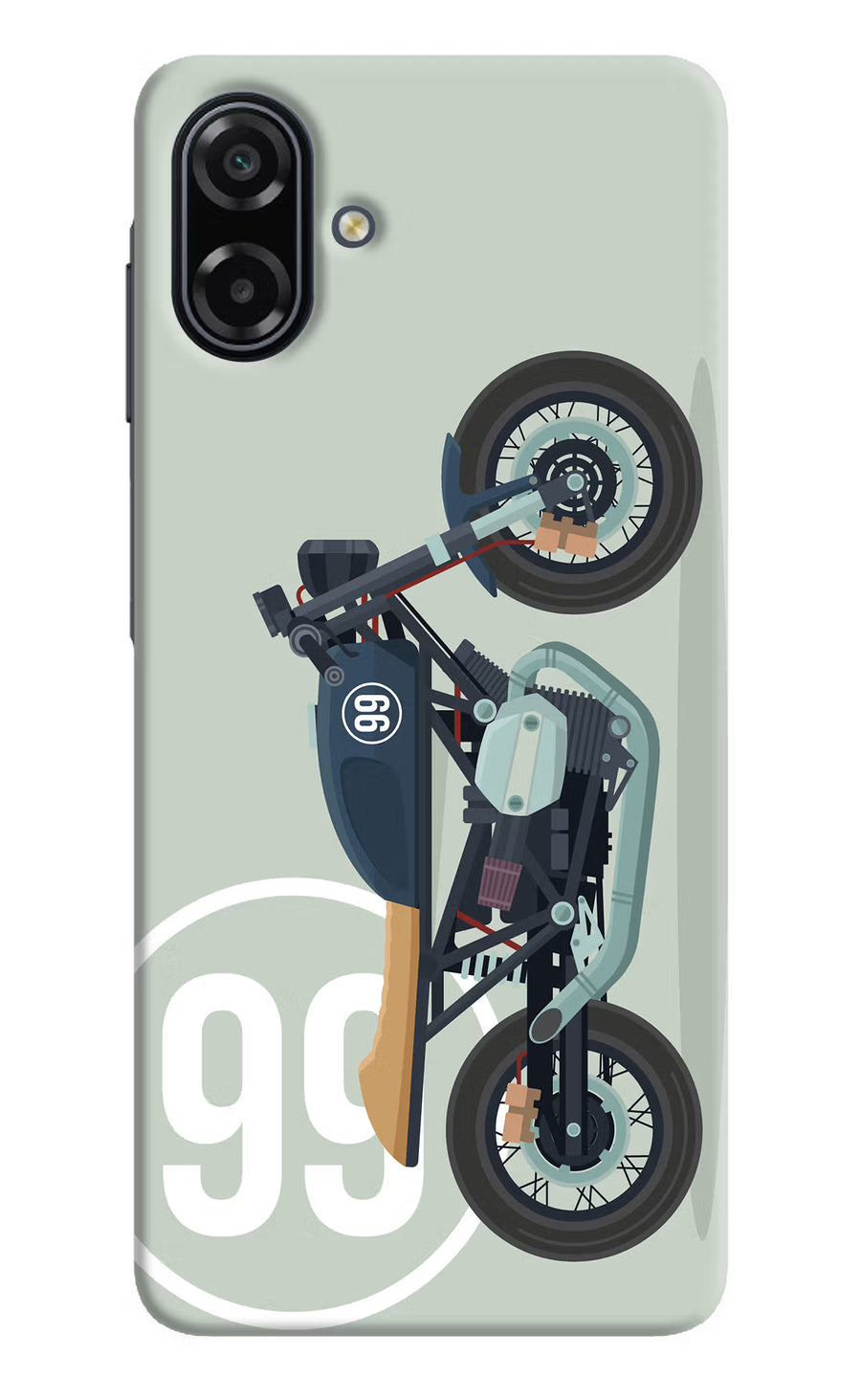 Classic Cafe Racer 99 Samsung A07 5G Back Cover, Hard case