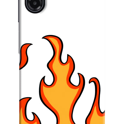 Fired Up – White Samsung A07 5G Back Cover