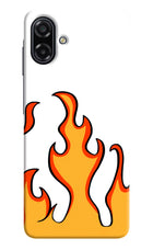Fired Up – White Samsung A07 5G Back Cover