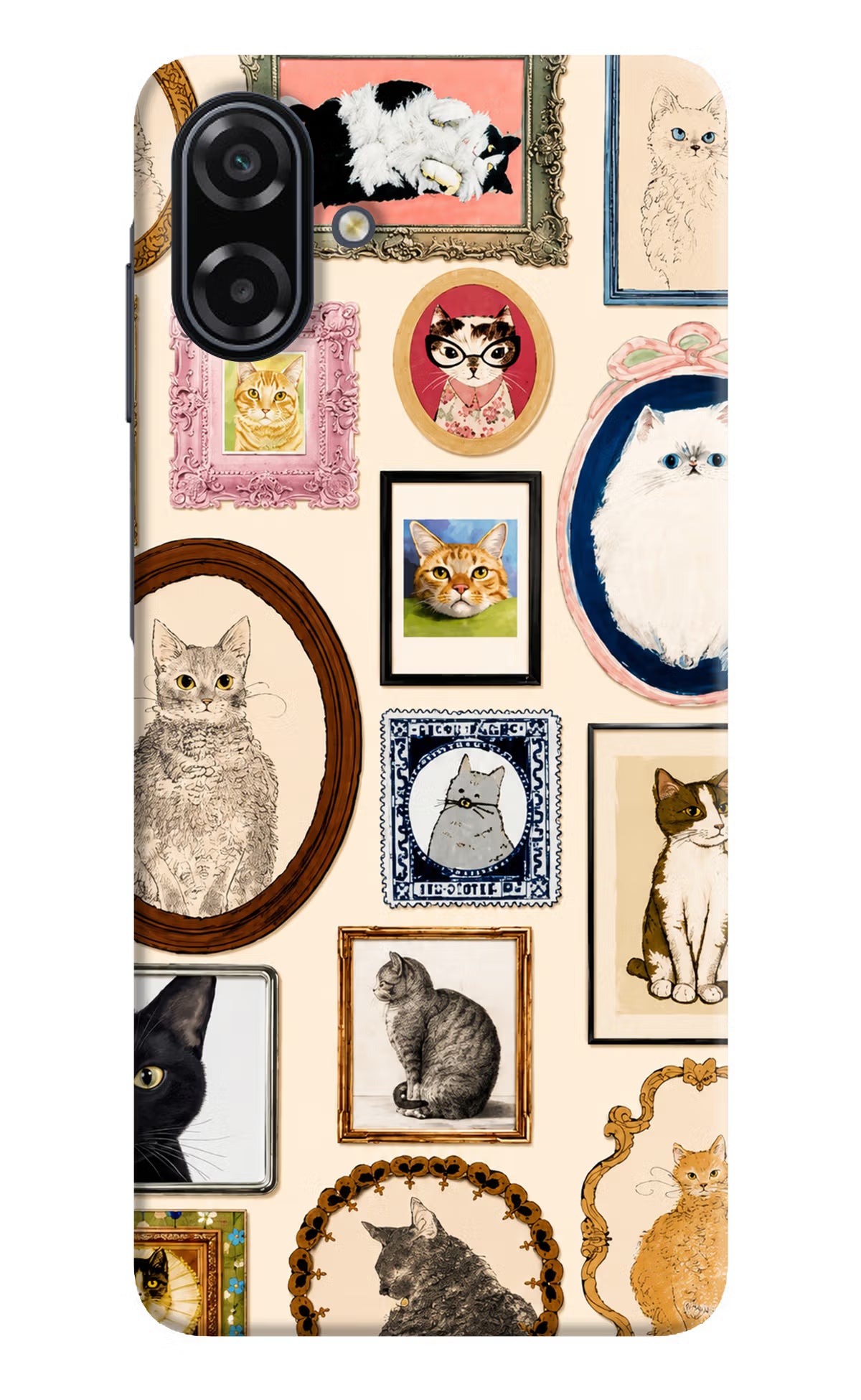 Mirror Cats Samsung A07 5G Back Cover