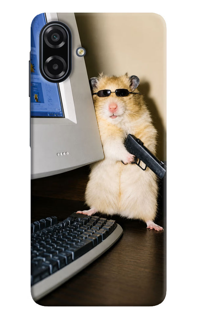 Hacker Hamster Samsung A07 5G Back Cover