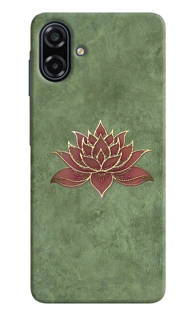 Lotus Grace Samsung A07 5G Hard Case Back Cover by Casekaro