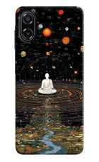 Space Monk Samsung A07 5G Hard Case Back Cover by Casekaro