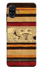 Vinyl Stripes Samsung A07 5G Hard Case Back Cover by Casekaro
