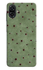 Green Stars Samsung A07 5G Hard Case Back Cover by Casekaro