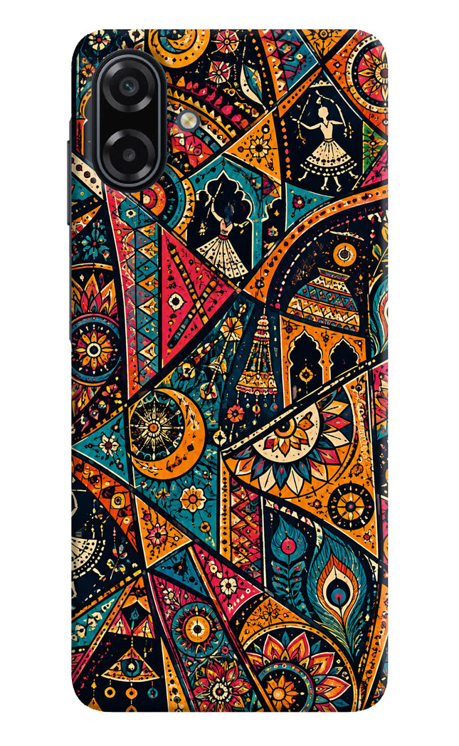 Folk Print Samsung A07 5G Hard Case Back Cover by Casekaro