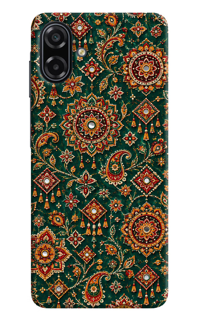 Green Pataka Samsung A07 5G Hard Case Back Cover by Casekaro