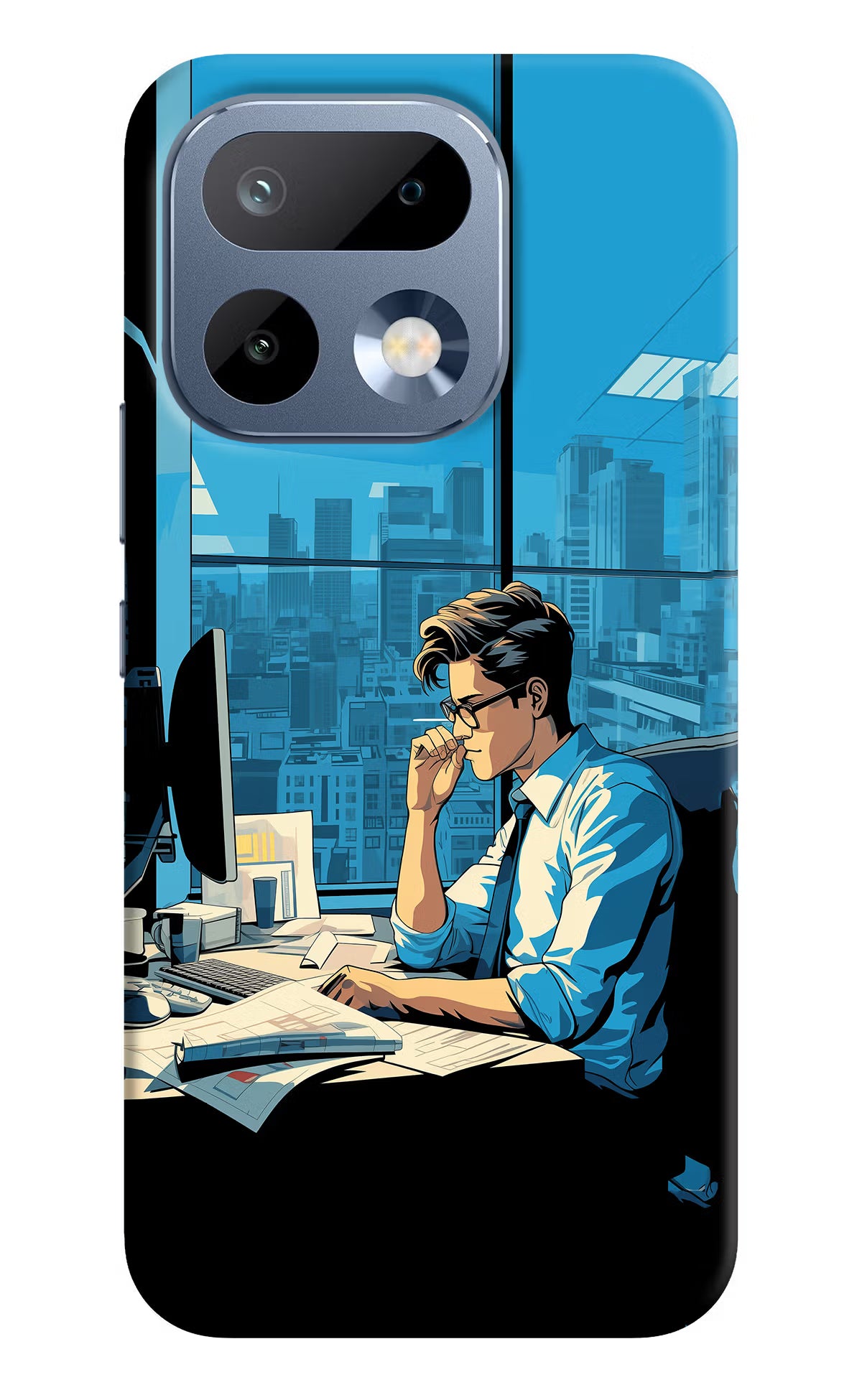 Focused Hustler (AI Generated) Realme 16 Pro 5G Back Cover