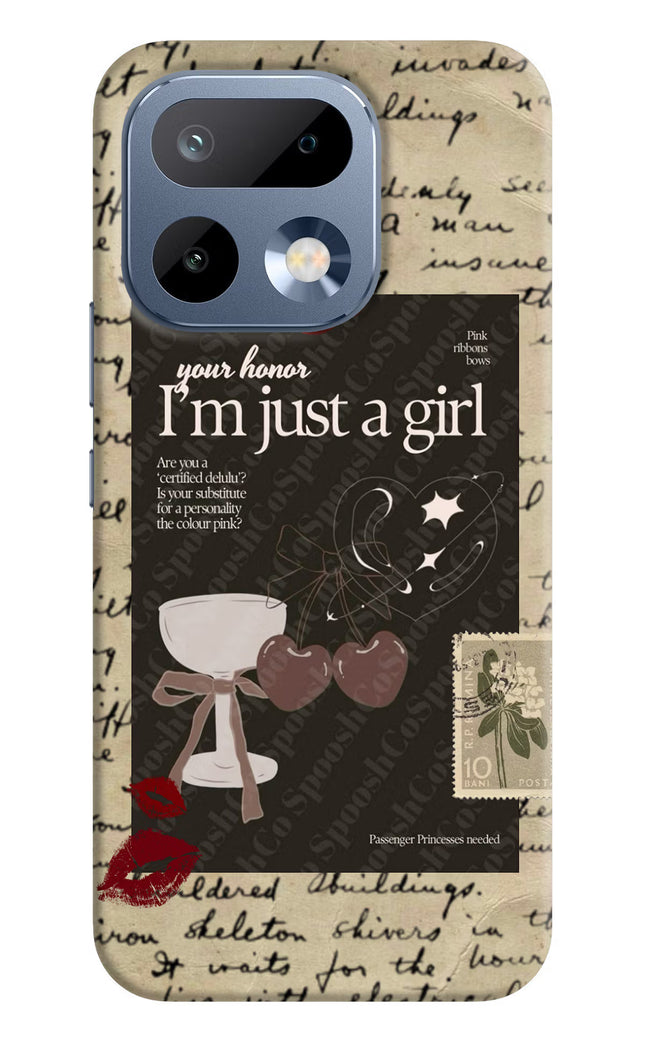 I am just a girl Realme 16 Pro 5G Back Cover