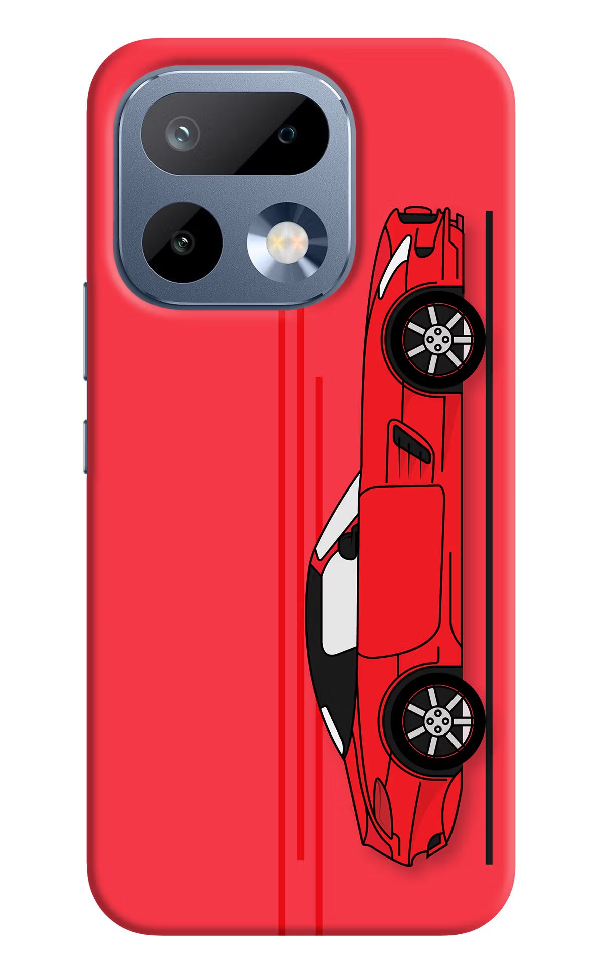 Red Velocity Realme 16 Pro 5G Back Cover