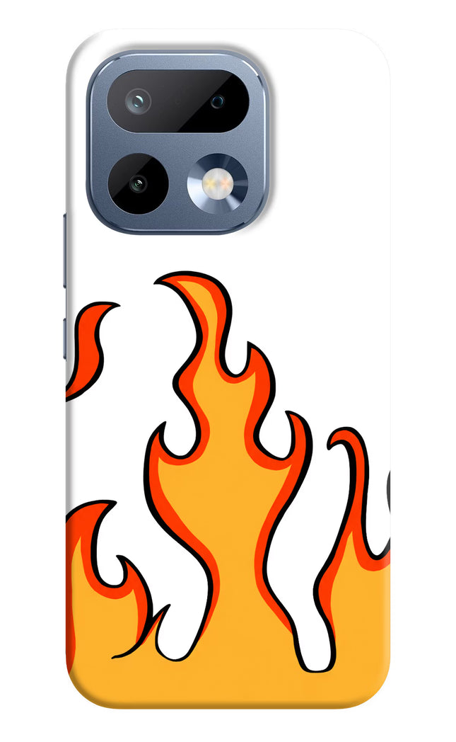 Fired Up – White Realme 16 Pro 5G Back Cover