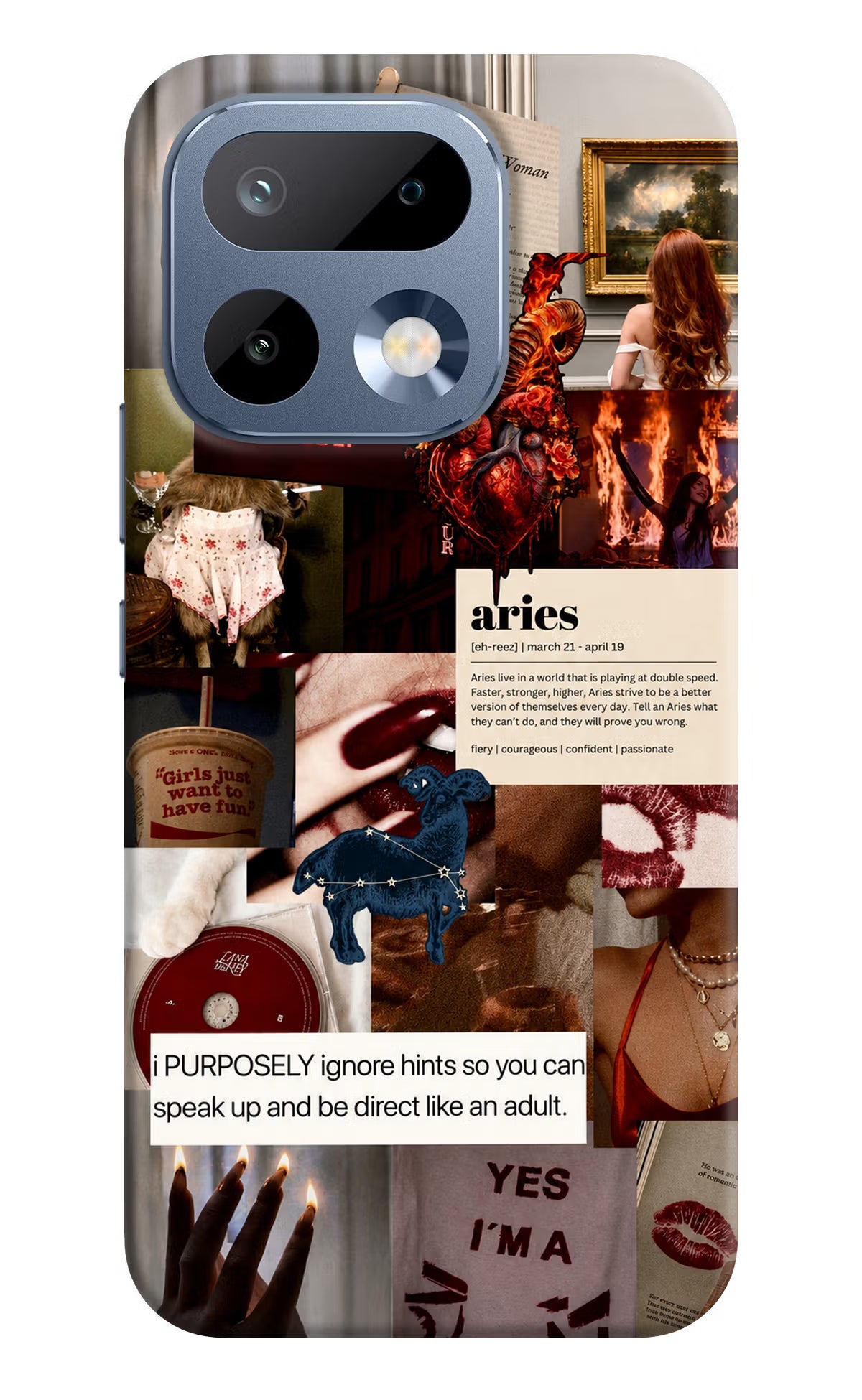 Zodiac Aries Realme 16 Pro 5G Back Cover
