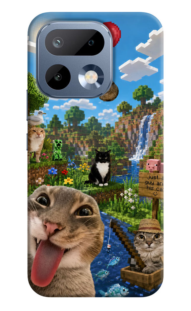 Minecraft Cat Chaos Realme 16 Pro 5G Back Cover