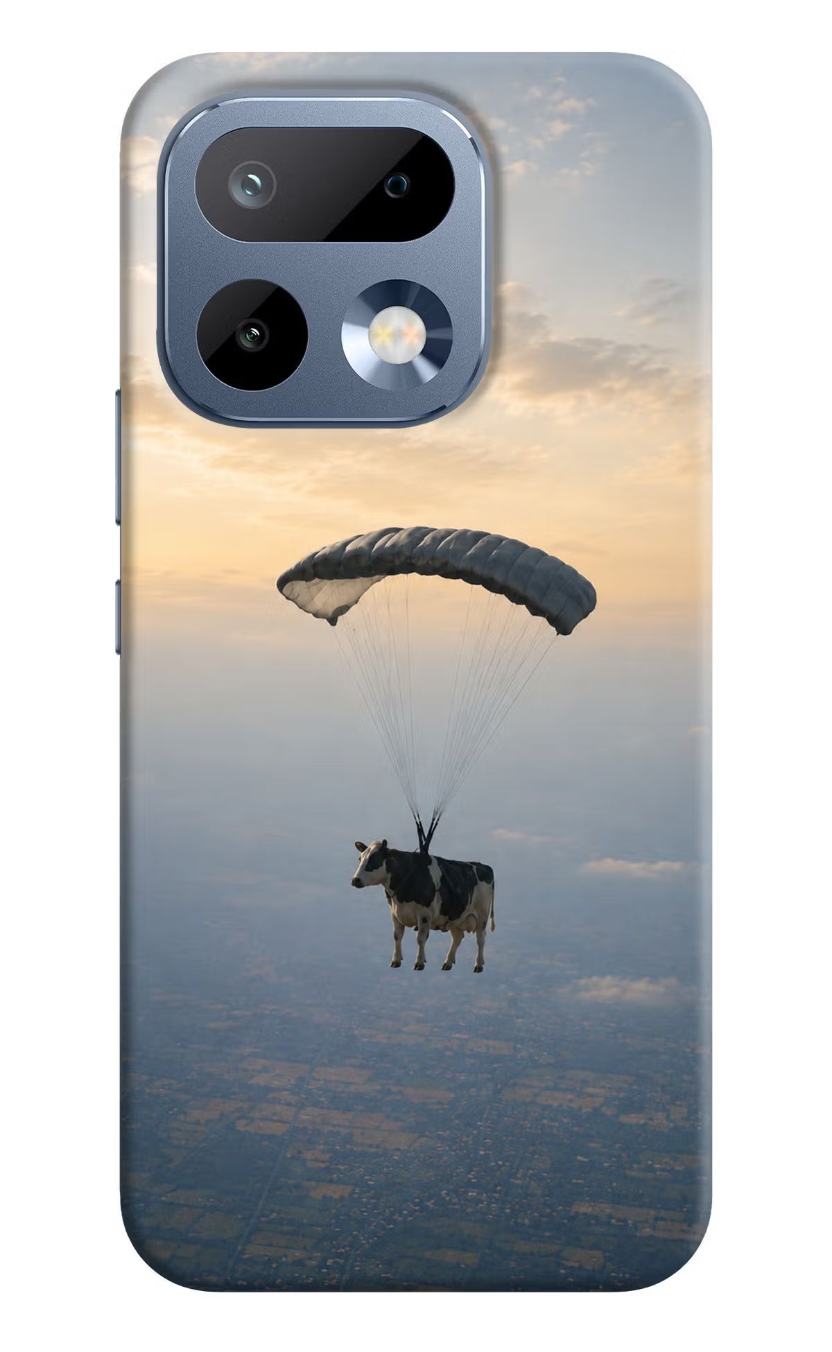 Skydiving Cow Realme 16 Pro 5G Back Cover